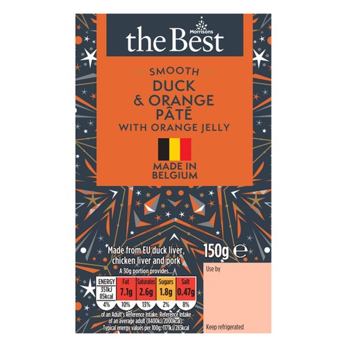 Morrisons The Best Duck And Orange Pate With Jelly Topping 150g
