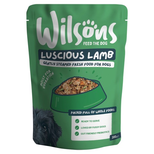 Wilsons Luscious Lamb Fresh Dog Food Pouch 