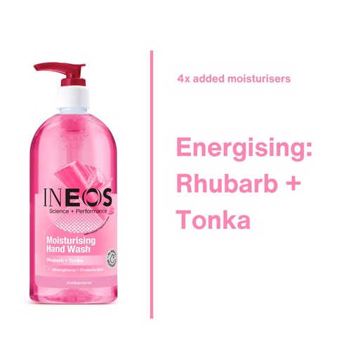 Ineos Moisturising Hand Wash Rhubarb & Tonka 