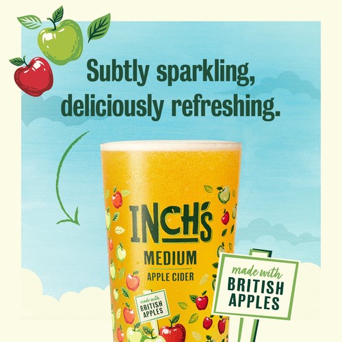 Inch's Medium Apple Cider 15 x 440ml