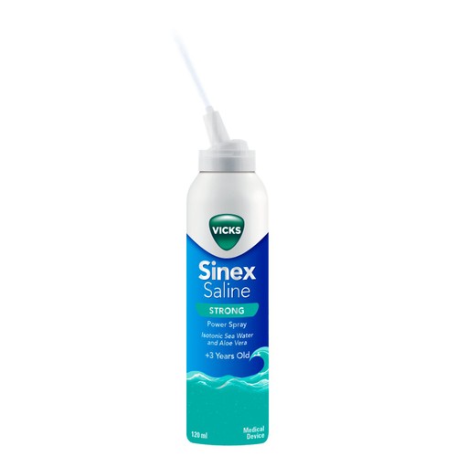 Vicks Sinex Strong Saline Nasal Spray 120ml