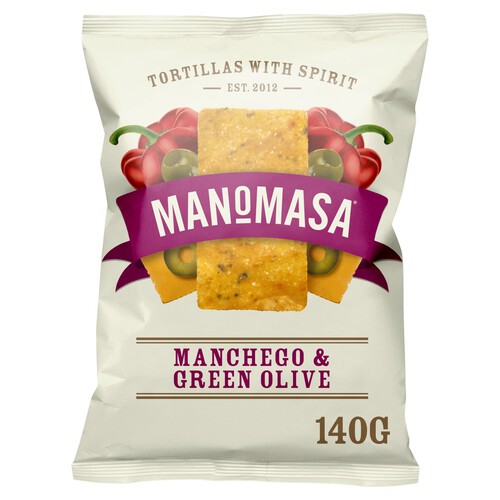 Manomasa Manchego & Green Olive Sharing Tortilla Chips