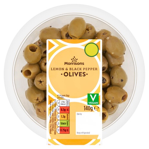 Morrisons Lemon & Pepper Olives