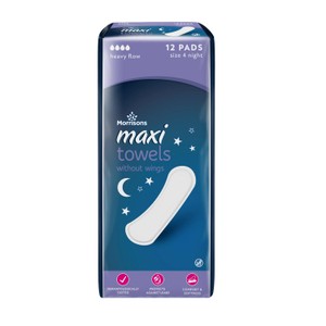 Morrisons Maxi Towels Night Time