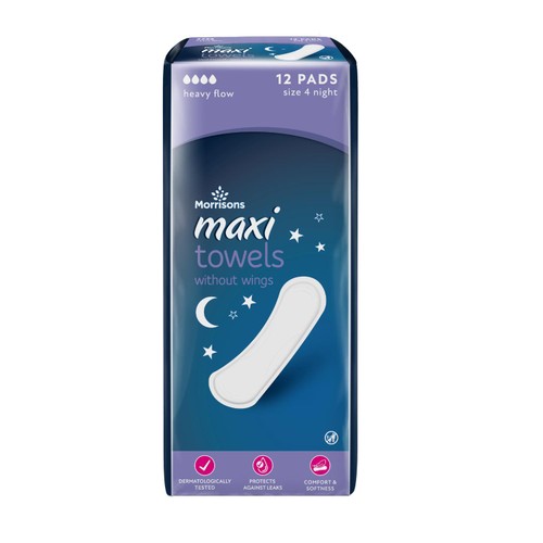 Morrisons Maxi Towels Night Time