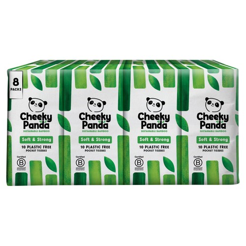 Cheeky Panda Plastic Free Bamboo Pocket Tissues