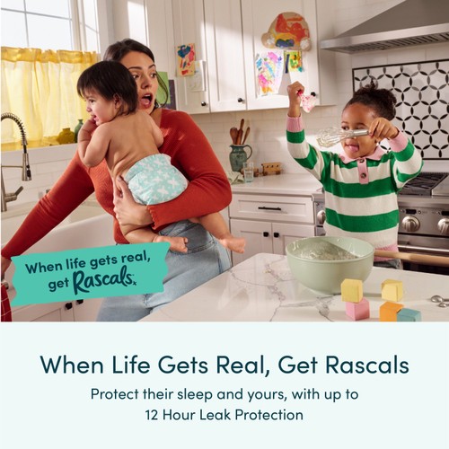 Rascals Premium Nappies Size 3 44 Pack