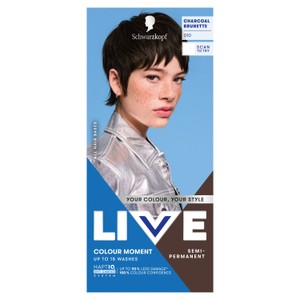 Live Colour Moment Semi-Permanent Hair Dye 010 Charcoal Brunette