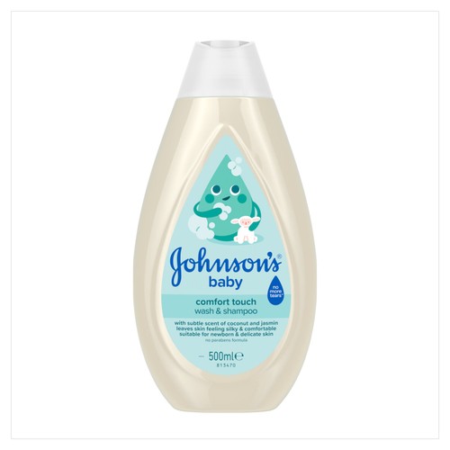 Johnson's Baby Comfort Touch Wash Shampoo 500ML