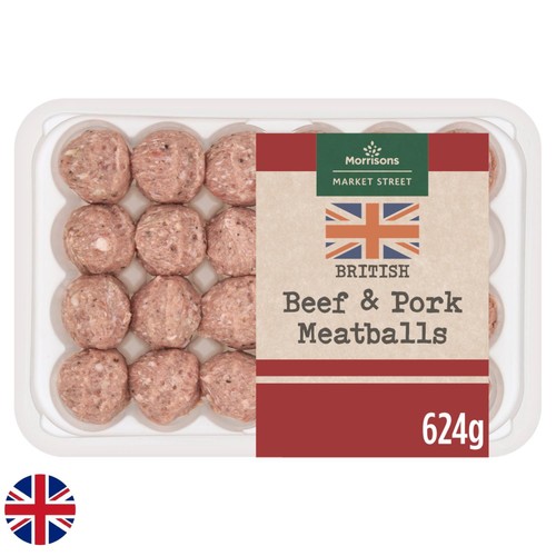 Morrisons the butcher s on market street british beef pork meatballs