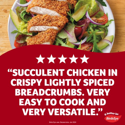 Birds Eye 2 Southern Fried Breaded Chicken Breast Steaks 180g
