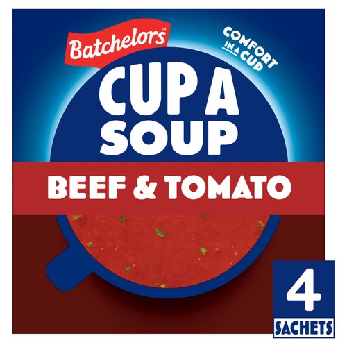 Batchelors Cup a Soup Beef & Tomato 4 Sachets