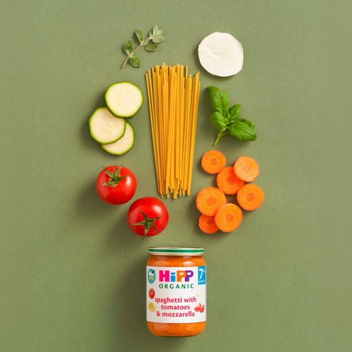 Hipp Organic Spaghetti With Tomatoes & Mozzarella 