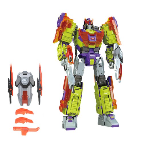 Justice Robot Deformation Mirror Warrior