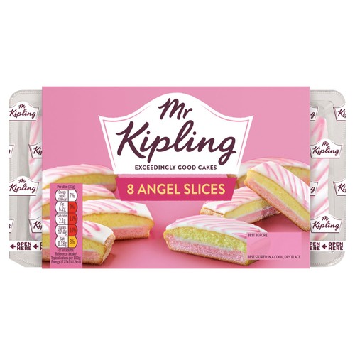 Mr Kipling Angel Slices Cakes Multipack Snack 8pk