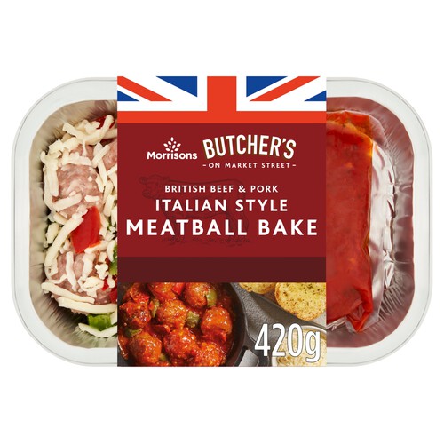 Morrisons Italian Style Meatball Bake 