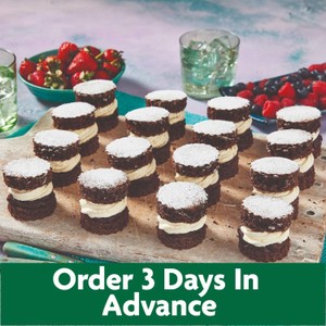 Chocolate Mini Sponge Sharing Platter (16 Pieces)   FTO