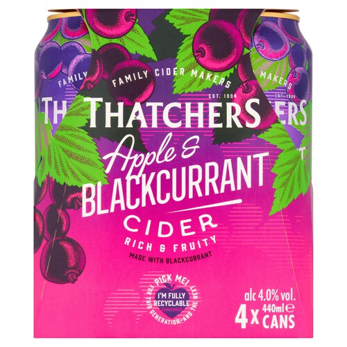 Thatchers Apple & Blackcurrant Cider 