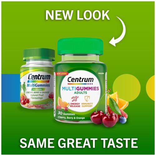 Centrum Gummy Multivitamins for Adults, Mixed Fruit 