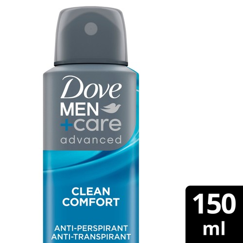 Dove Men Advance Clean Comfort Anti-perspirant Deodorant 150ml