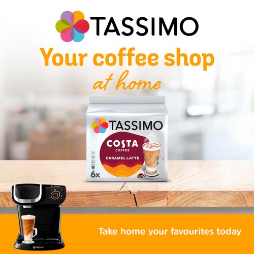 Tassimo Costa Caramel Latte 6 Cups