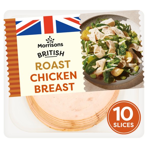 Morrisons British Roast Chicken Breast 10 Slices 240g