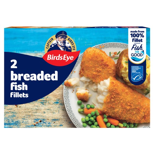 Birds Eye 2 Breaded Fish Fillets 