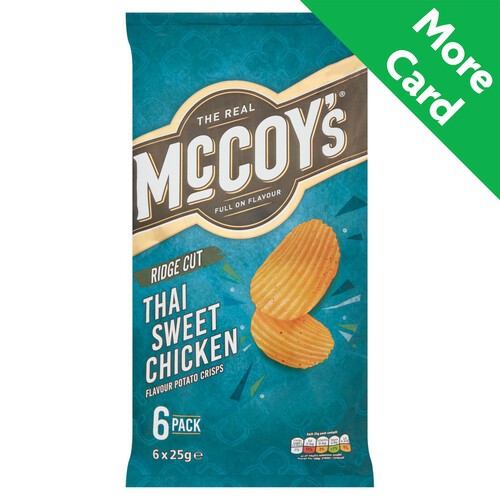 McCoy's Thai Sweet Chicken Crisps 6 Pack