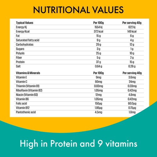 FULFIL Chocolate Salted Caramel Flavour Vitamin & Protein Bar 40g