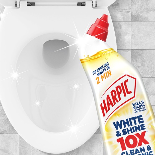 Harpic Bleach White & Shine Toilet Cleaner Citrus