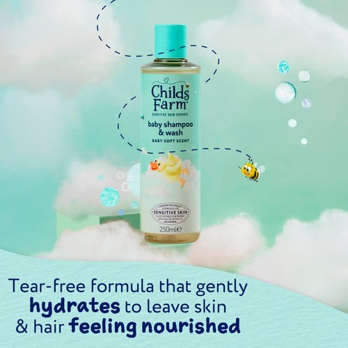 Childs Farm Baby Soft Scent Baby Shampoo & Wash 250ml