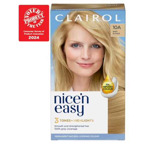 Nice 'N Easy Permanent Colour 101 Natural Baby Blonde Hair Dye