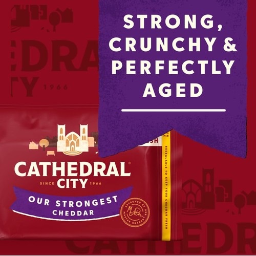 Cathedral City Our Strongest British Cheddar Cheese 300g