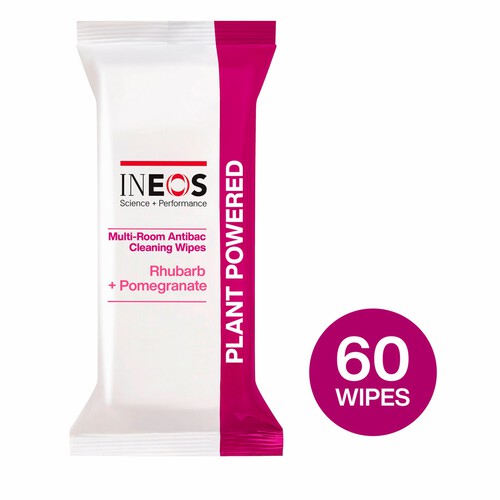 INEOS Antibac Multi-Room Wipes Rhubarb + Pomegranate