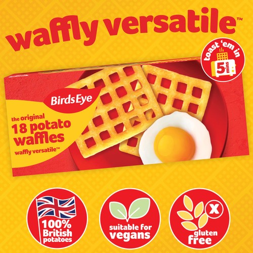 Birds Eye 18 Potato Waffles 1.02kg