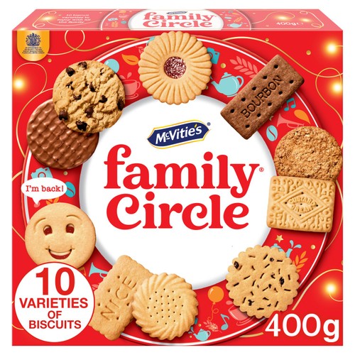 McVitie's Family Circle Biscuits 400g