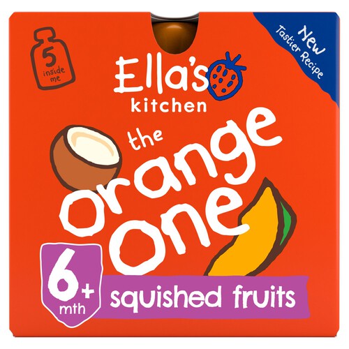 Ella's Kitchen Organic The Orange One Smoothie Multipack Pouch 6+ Months