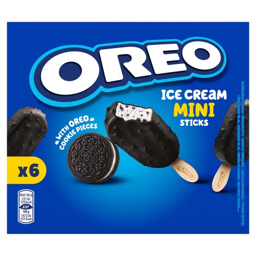 Oreo ice cream mini sticks