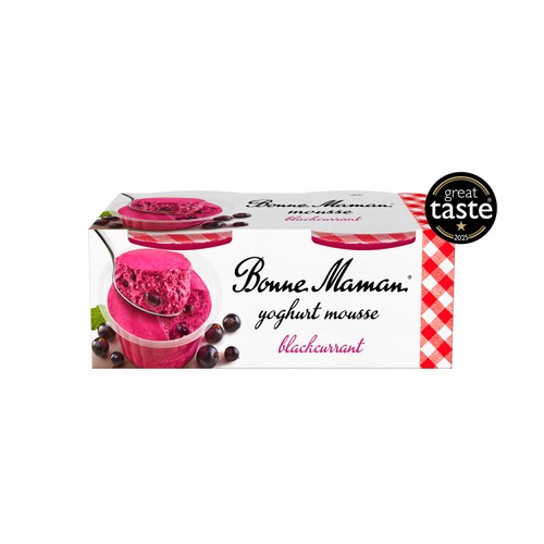 Bonne Maman Blackcurrant Mousse Dessert 