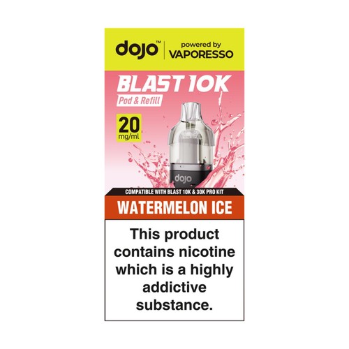 Dojo Blast 10K Pod Watermelon Ice 20mg