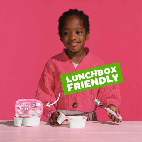 Piccolo Yoghurt Flips Strawberry & Raspberry with Berry Balls 120g