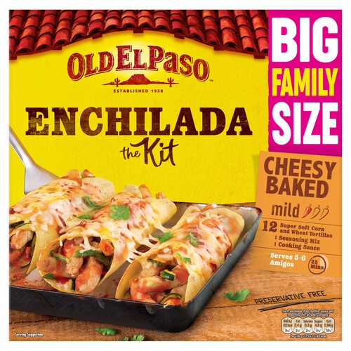 Old El Paso Cheesy Baked Enchilada Kit 