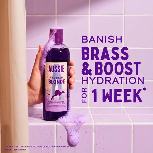 Aussie Blonde SOS Blonde & Hydrate Purple Shampoo