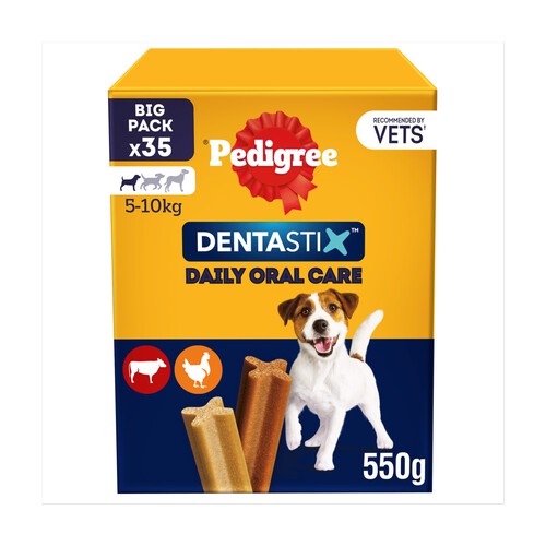 Pedigree Dentastix Daily Adult Small Dog Treats 35 x Dental Sticks 