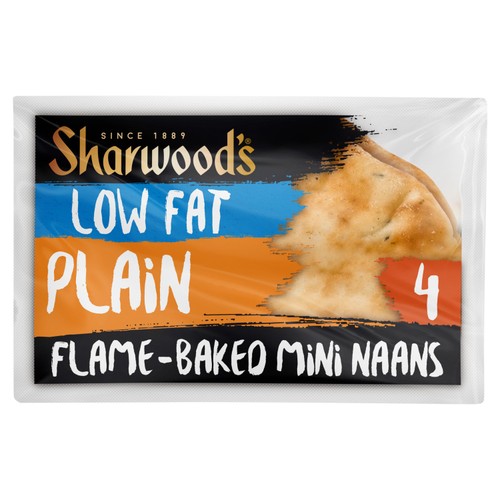 Sharwood's Low Fat Mini Naans 260g