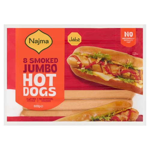Najma Jumbo Hot Dogs 600g
