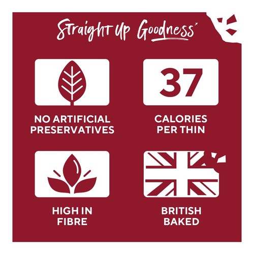 Ryvita Snack It Thins Smoky BBQ Flavour 