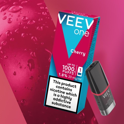 geekvape aegis solo 3 istruzioni Strawberry X Veev One Single Prefilled Pod main image 1