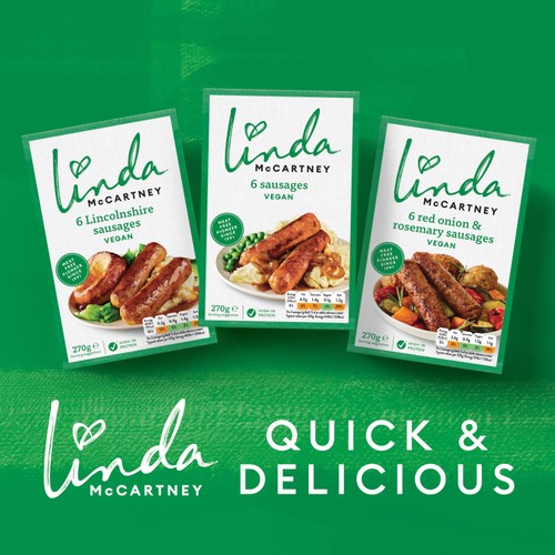 Linda McCartney's Vegan Lincolnshire Sausage 