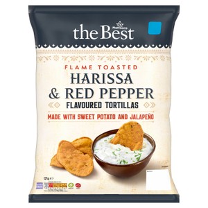 Morrisons The Best Harissa & Red Pepper Tortilla Chips